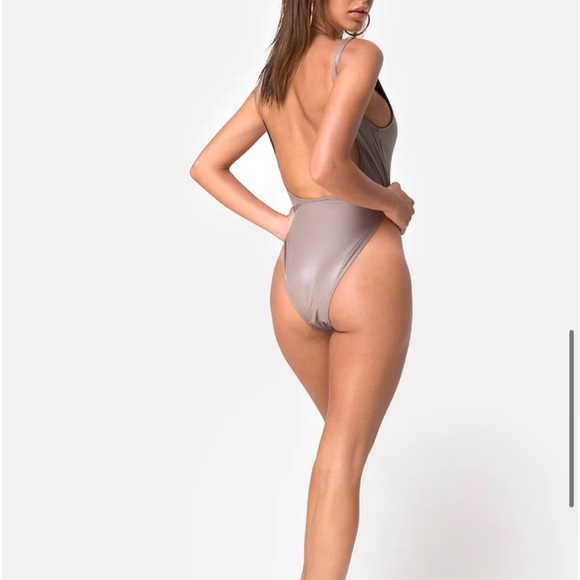 NWT POLARIS BACKLESS SWIMSUIT IN COCO - Picture 2 of 7